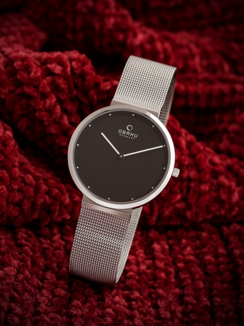 

Obaku Women Black Analogue Watch V230LXCBMC