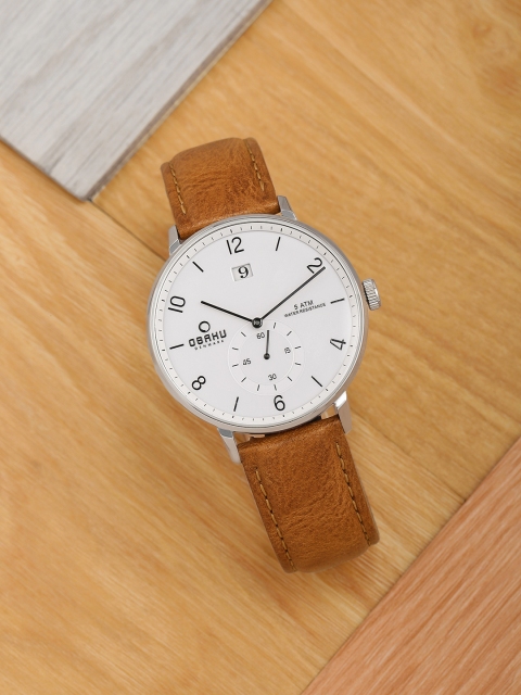 

Obaku Men White Analogue Watch V190GDCWRZ