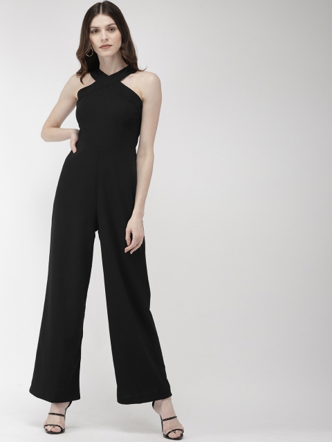 

20Dresses Women Black Solid Basic Jumpsuit