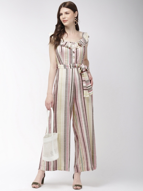 

20Dresses Women Multicoloured Striped Basic Jumpsuit, Multi