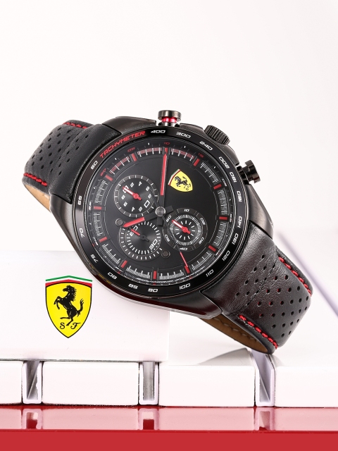 

SCUDERIA FERRARI Speedracer Men Black Analogue Watch 0830647