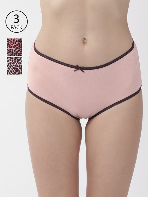 

Marks & Spencer Women Pack of 3 Printed Hipster Briefs T619018K, Pink