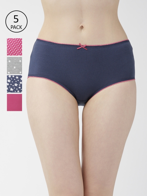 

Marks & Spencer Women Pack of 5 Briefs T614802, Navy blue