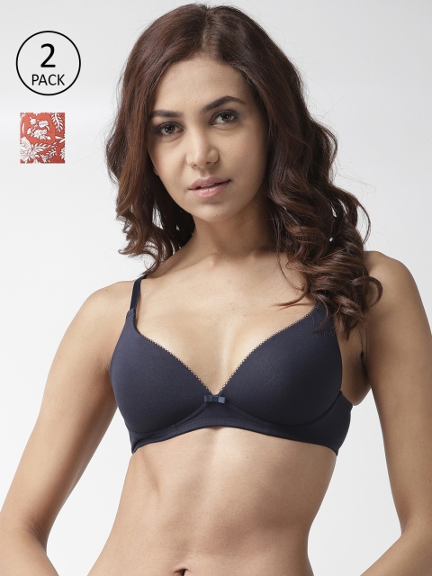 

Marks & Spencer Pack of 2 Plunge Lounge Bras T333291X, Rust