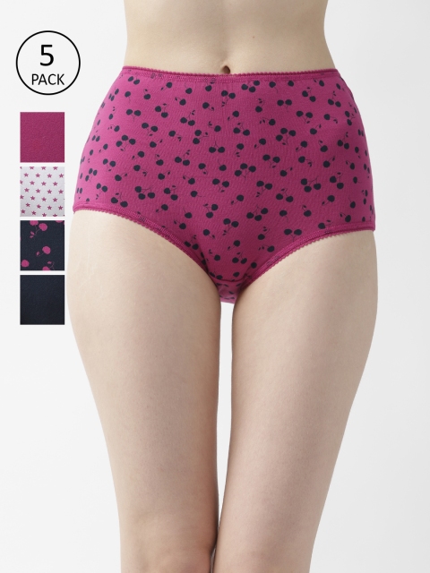 

Marks & Spencer Women Pack of 5 Hipster Briefs T614751, Magenta