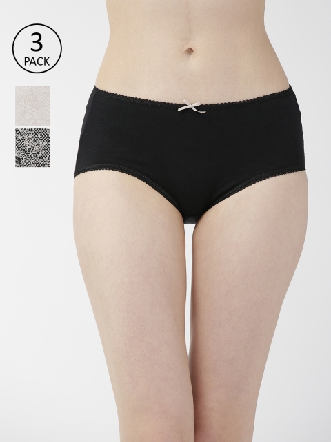 

Marks & Spencer Women Pack Of 3 Briefs T619022K, Black