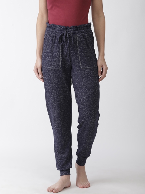 

Marks & Spencer Women Navy Solid Lounge Pants, Navy blue