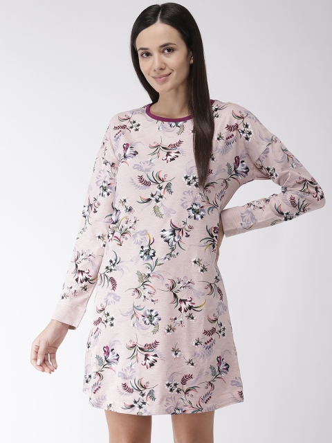 

Marks & Spencer Pink & Purple Printed Nightdress