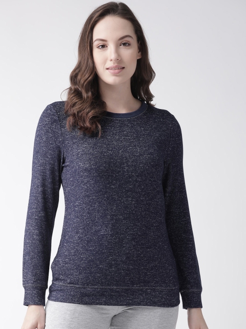 

Marks & Spencer Women Navy Blue Solid Lounge T-shirt