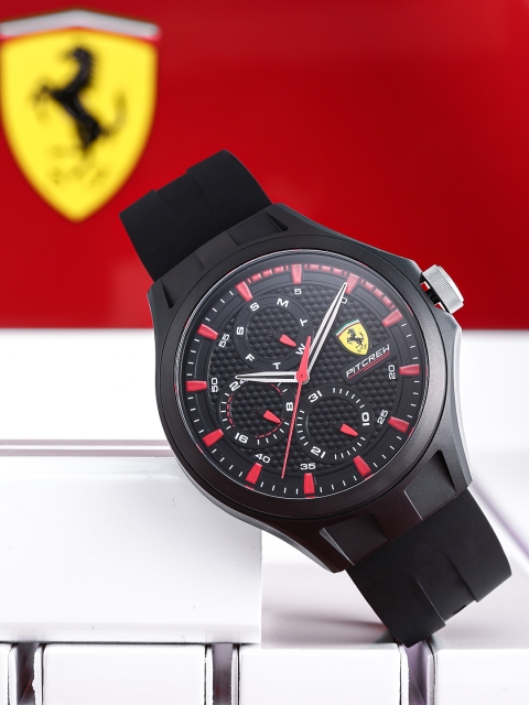 

SCUDERIA FERRARI Men Black Analogue Watch 0830678_1