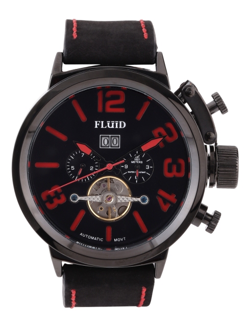 

FLUID Men Black Dial Watch FL158