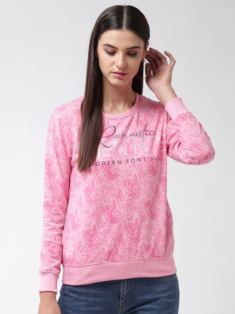 

Fort Collins Women Pink Printed Sweatshirt