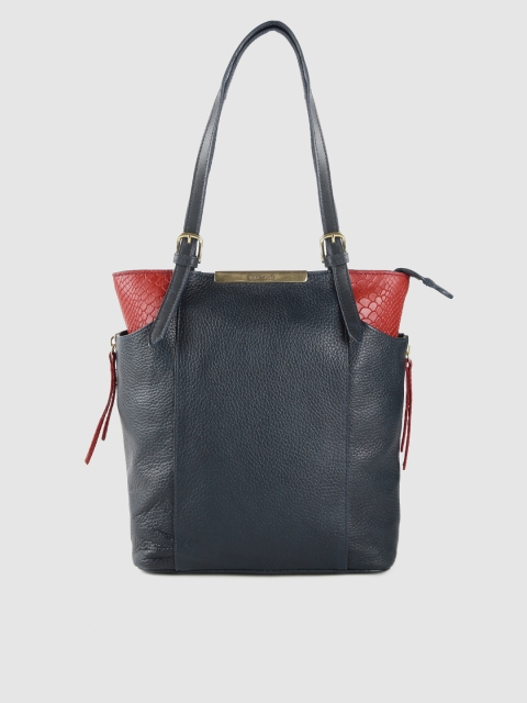 

Hidesign Blue & Red Textured Shoulder Bag