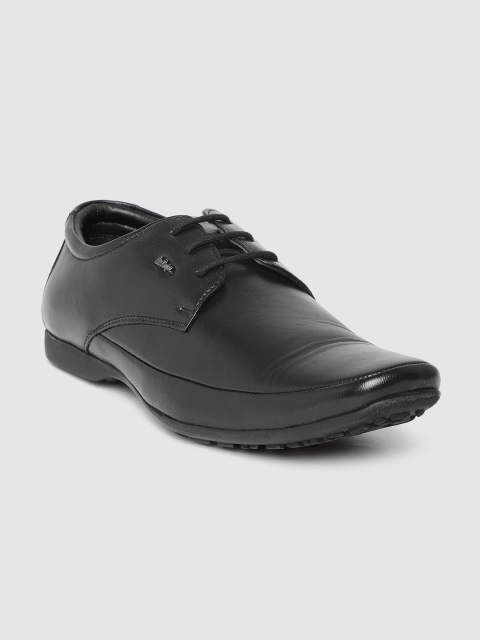 

Lee Cooper Men Black Solid Formal Derbys