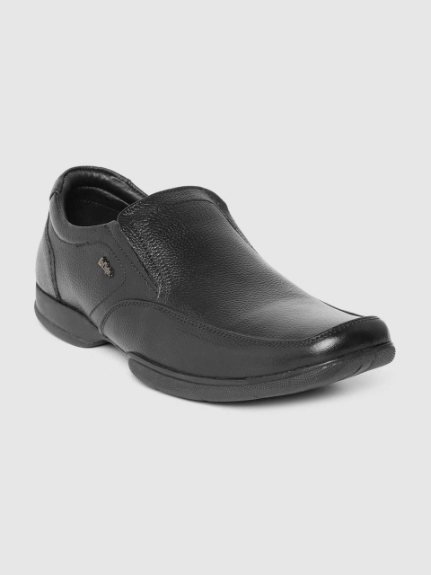

Lee Cooper Men Black Solid Semiformal Slip-Ons