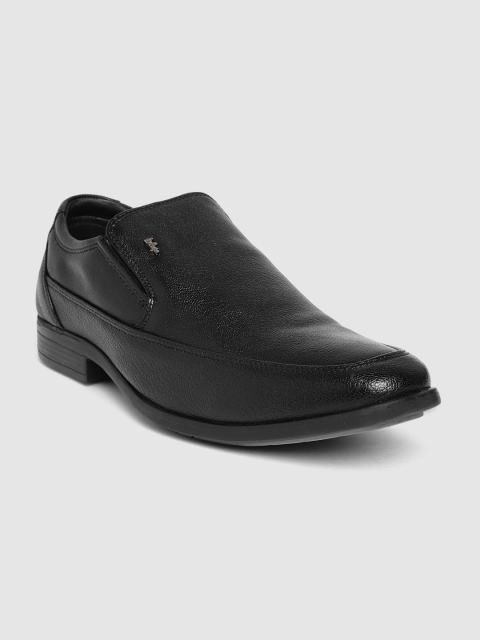 

Lee Cooper Men Black Solid Formal Leather Slip-Ons