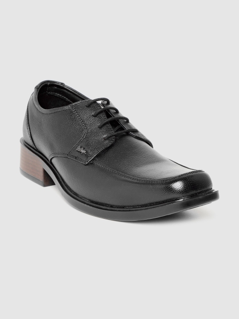 

Lee Cooper Men Black Solid Formal Derbys