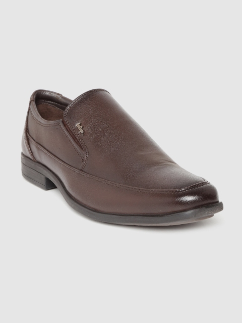 

Lee Cooper Men Coffee Brown Solid Formal Slip-Ons