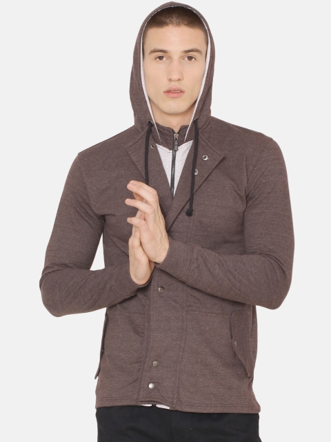 

ARISE Men Brown Solid Tailored Jacket