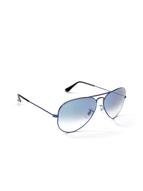 

Ray-Ban Men Aviator Sunglasses 0RB3025I088/3F58, Blue