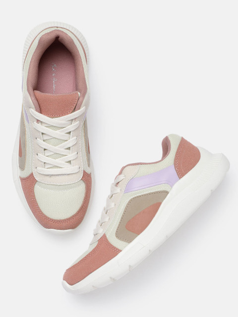 

Mast & Harbour Women Pink & White Sneakers