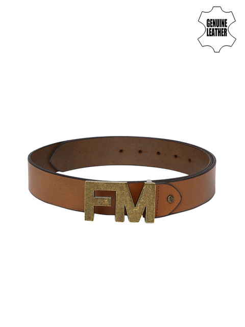 

Flying Machine Men Brown Leather Belt