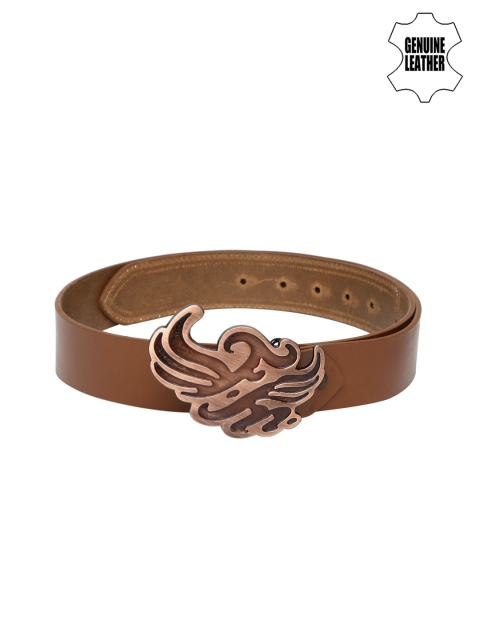 

Flying Machine Men Brown Genuine Leather Belt