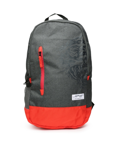 

Ed Hardy Unisex Grey Backpack