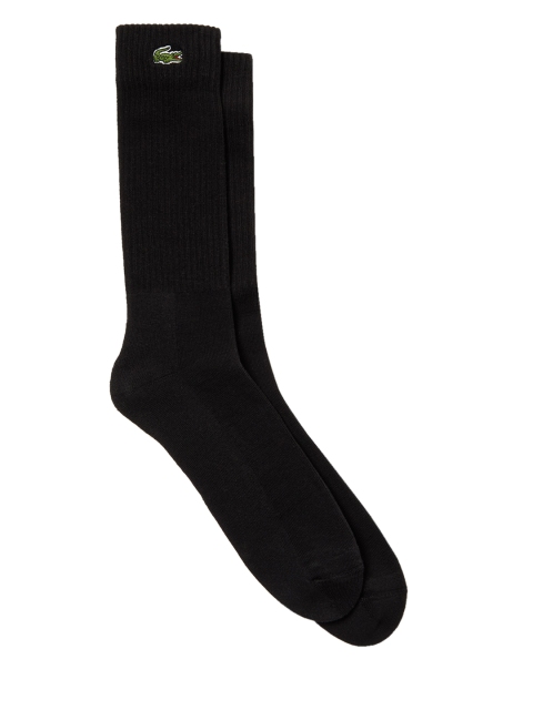 

Lacoste Men Black Solid Calf Length Sport Socks