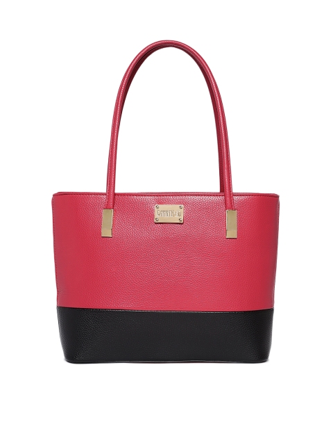 

RHHENSO Red & Black Colourblocked Shoulder Bag