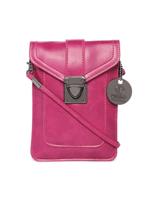 

RHHENSO Pink Solid Sling Bag