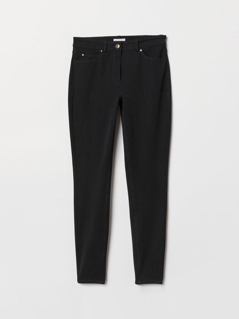 

H&M Women Black Solid Superstretch Jeans
