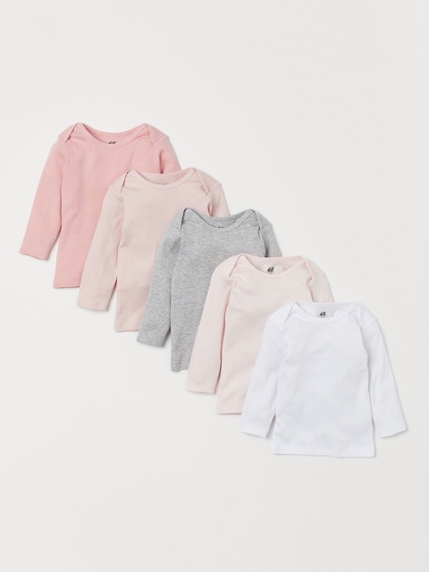 

H&M Boys 5-Pack Jersey Sustainable Top, Multi