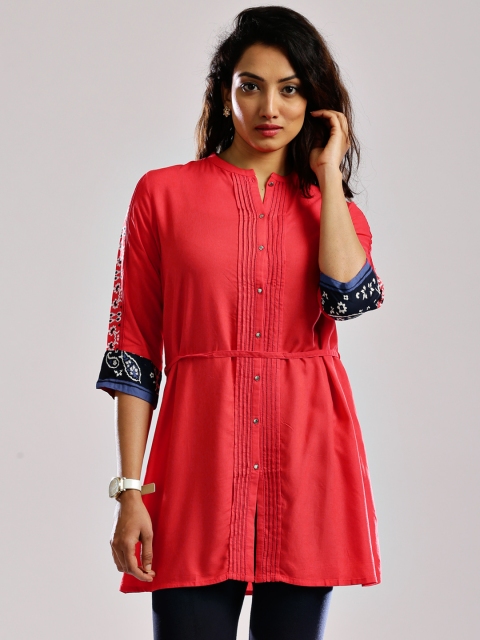 

W Mum's Diary Coral Red Tunic