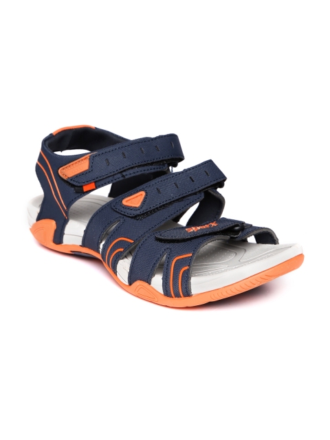 

Sparx Men Navy Sports Sandals, Navy blue