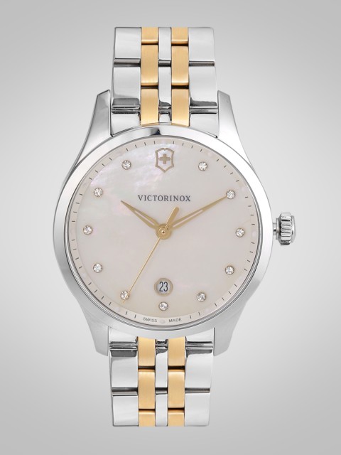 

Victorinox Women White Mother Of Pearl Analogue Watch 241831