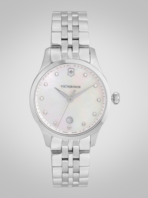 

Victorinox Women Off-White Mother of Pearl Analogue Watch 241830