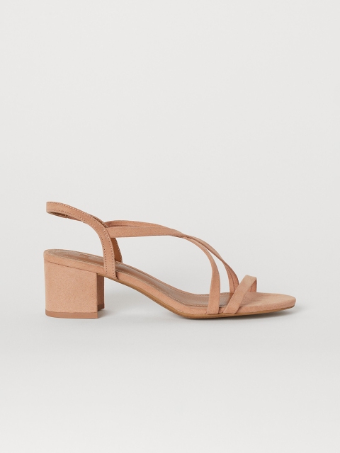 

H&M Women Pink Solid Sandals