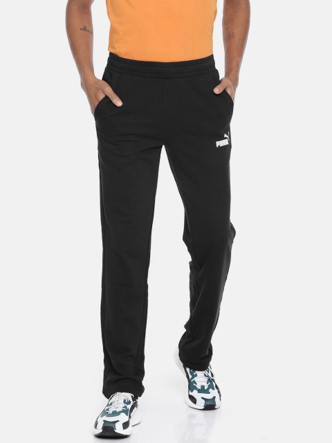 

Puma Men Black Solid Slim Fit TR op Track Pants