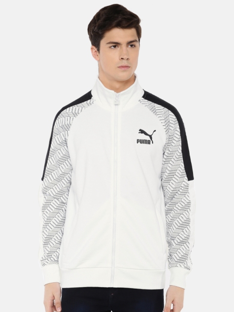 

Puma Men White Solid T7 AOP Track Jacket