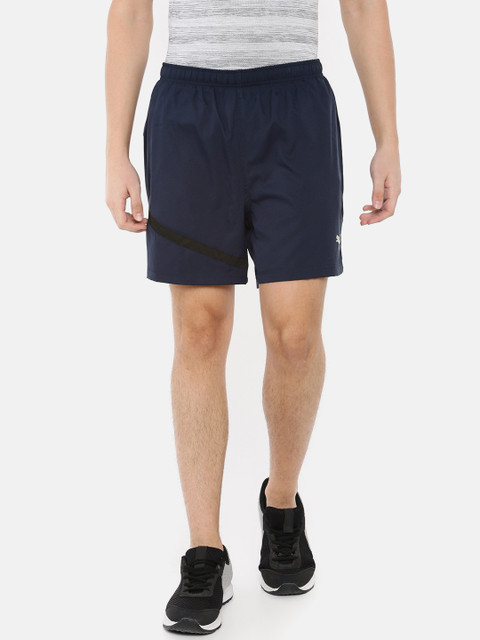 

Puma Men Navy Blue Ignite 5" Solid Dry-Cell Running Shorts