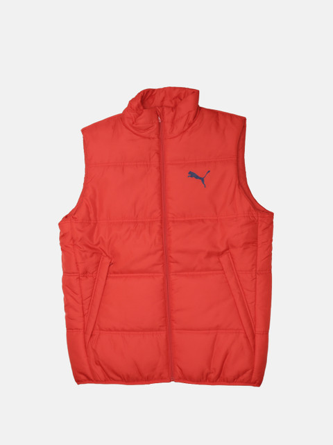 

Puma Men Red Solid Essentials Padded Jacket