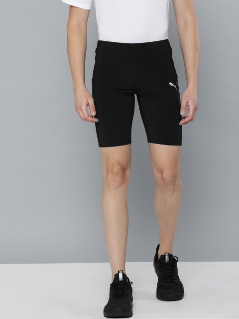 

Puma Men Black Solid Ignite Training Drycell Short Tights