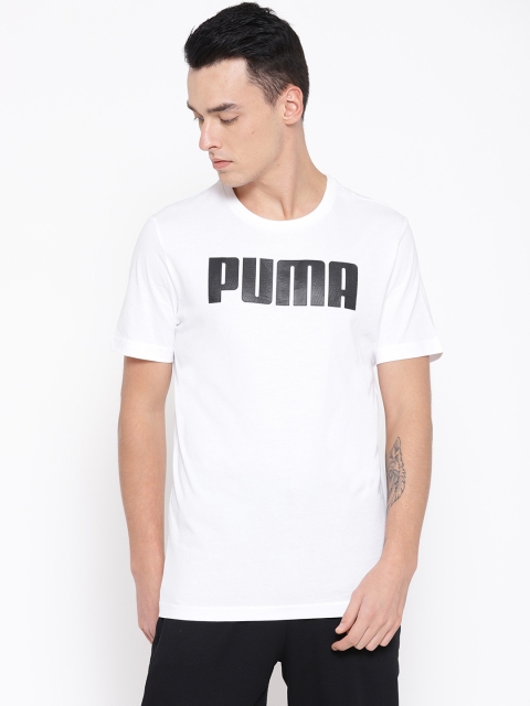 

Puma Men Grey Printed Active KA dryCELL Round Neck Regular Fit T-shirt, White