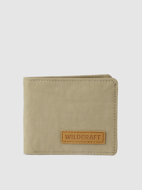

Wildcraft Men Beige Solid 2.0 Bifold Wallet