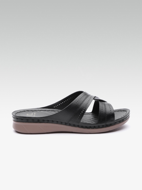 

Carlton London Women Black Perforated Comfort Heels