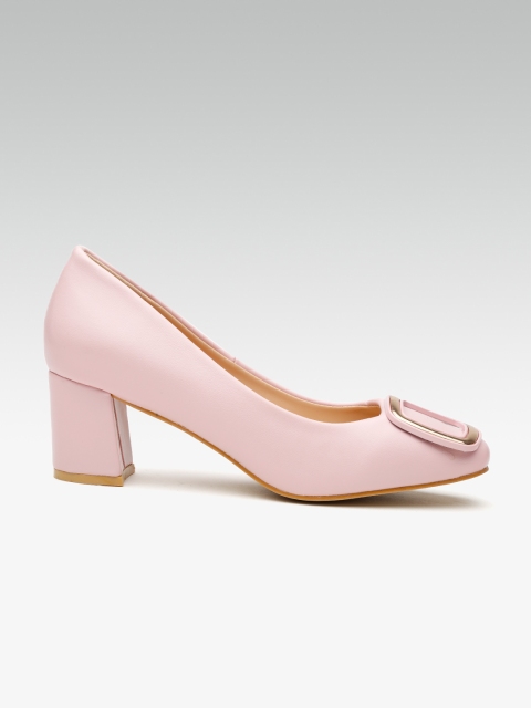 

Carlton London Women Pink Solid Pumps