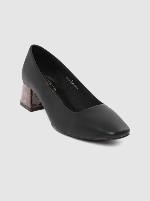 

Marks & Spencer Women Black Solid Pumps