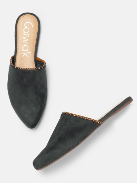 

Catwalk Women Grey Solid Mules