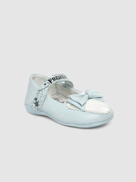

toothless Girls Blue & White Disney Frozen Colourblocked Ballerinas